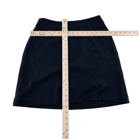 Cabi Womens Black A-Line Skirt Size 2 Polyester/Spandex - Picture 4 of 5